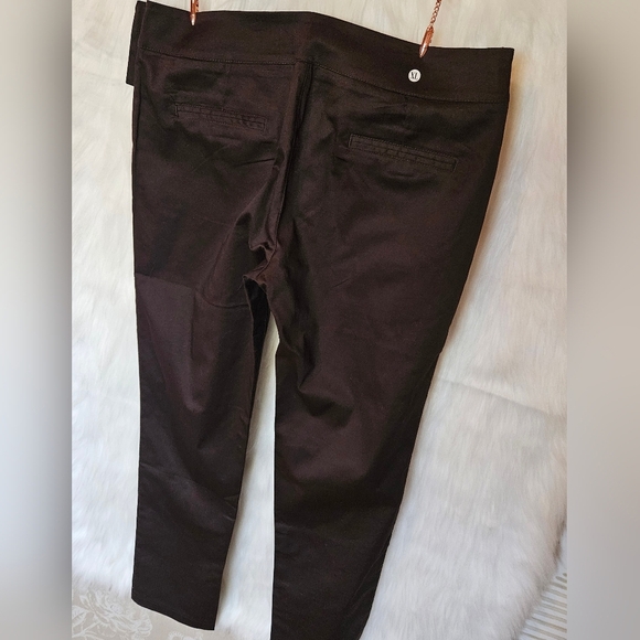 French Laundry Chocolate Origami Belt Slacks (NWOT) - Picture 5 of 7
